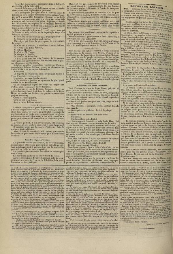 
						Affichage en mode lecture de la page
					