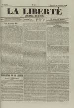 La Liberté : journal de Lyon, N°257