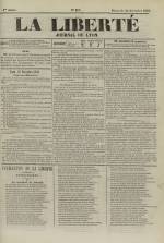 La Liberté : journal de Lyon, N°263