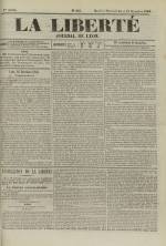 La Liberté : journal de Lyon, N°265