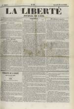La Liberté : journal de Lyon, N°39, pp. 1
