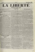 La Liberté : journal de Lyon, N°56, pp. 1