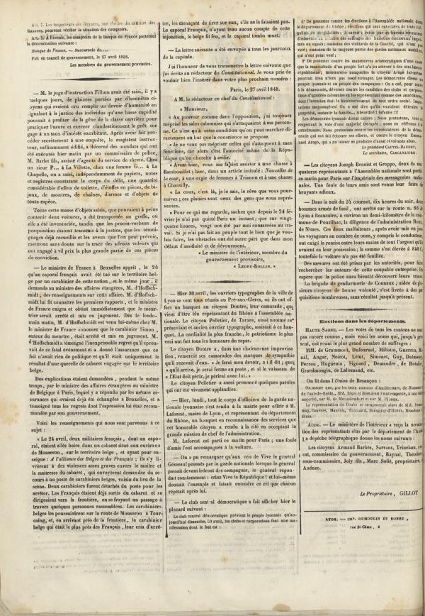 
						Affichage en mode lecture de la page
					