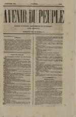 Avenir du peuple,  N°15, pp. 1