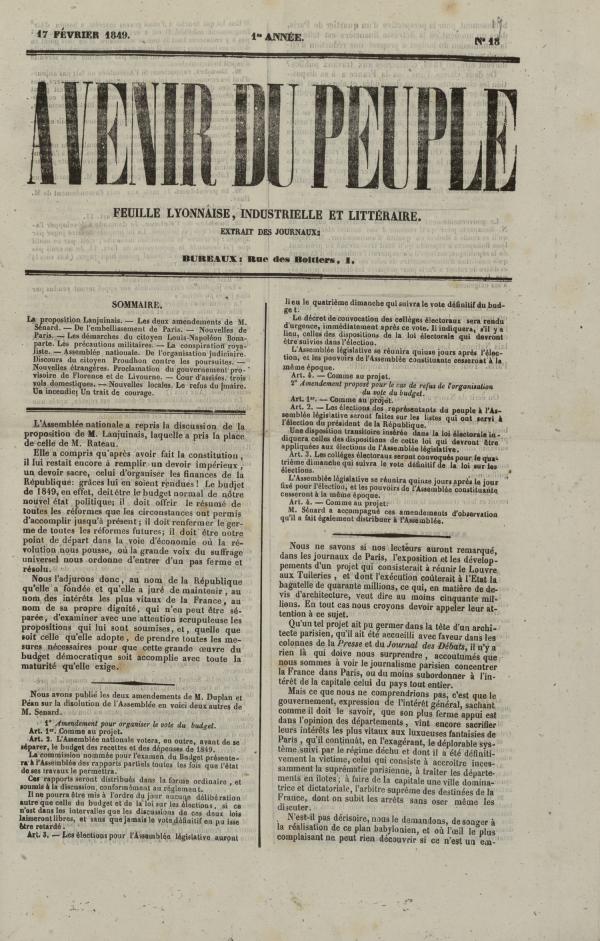 
						Affichage en mode lecture de la page
					