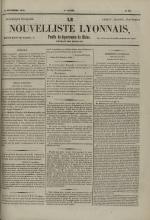 Avenir du peuple : feuille lyonnaise, industrielle et littéraire - extrait des journaux, N°227