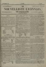 Avenir du peuple : feuille lyonnaise, industrielle et littéraire - extrait des journaux, N°230