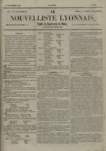 Avenir du peuple : feuille lyonnaise, industrielle et littéraire - extrait des journaux, N°234