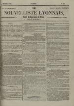 Avenir du peuple : feuille lyonnaise, industrielle et littéraire - extrait des journaux, N°240