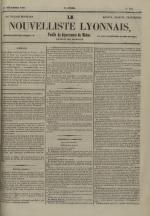 Avenir du peuple : feuille lyonnaise, industrielle et littéraire - extrait des journaux, N°244