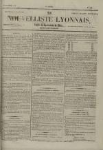 Avenir du peuple : feuille lyonnaise, industrielle et littéraire - extrait des journaux, N°258