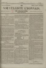 Avenir du peuple : feuille lyonnaise, industrielle et littéraire - extrait des journaux, N°260
