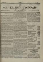 Avenir du peuple : feuille lyonnaise, industrielle et littéraire - extrait des journaux, N°263