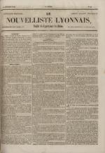Avenir du peuple : feuille lyonnaise, industrielle et littéraire - extrait des journaux, N°98