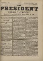 Le Président : journal napoléonien, N°118, pp. 1