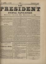 Le Président : journal napoléonien, N°120, pp. 1