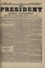 Le Président : journal napoléonien, N°132, pp. 1