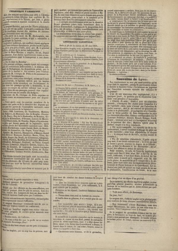 
						Affichage en mode lecture de la page
					