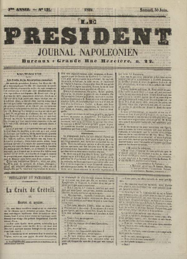 
						Affichage en mode lecture de la page
					