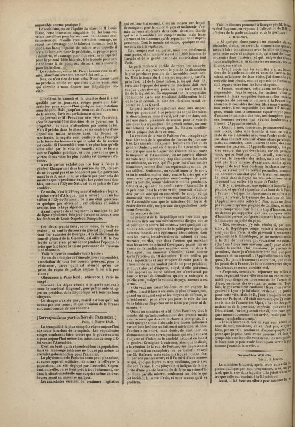 
						Affichage en mode lecture de la page
					