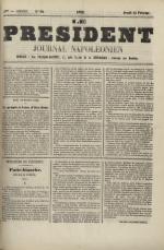 Le Président : journal napoléonien, N°65, pp. 1