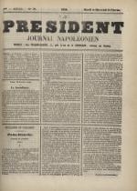 Le Président : journal napoléonien, N°70, pp. 1