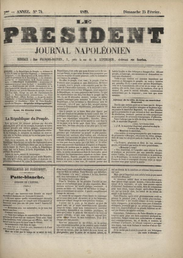 
						Affichage en mode lecture de la page
					