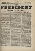 Le Président : journal napoléonien, N°91, pp. 1