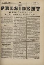 Le Président : journal napoléonien, N°99, pp. 1