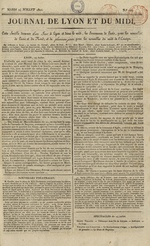 Le Journal de Lyon et du Midi, N°100, pp. 1