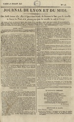 Le Journal de Lyon et du Midi, N°103