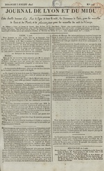 Le Journal de Lyon et du Midi, N°110