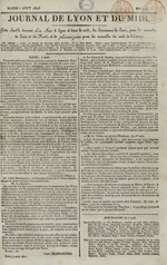 Le Journal de Lyon et du Midi, N°112