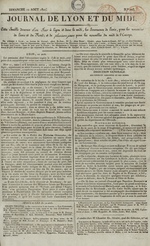 Le Journal de Lyon et du Midi, N°116