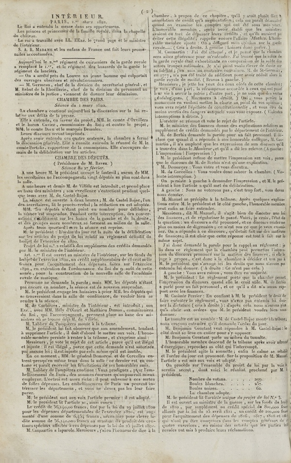 
						Affichage en mode lecture de la page
					