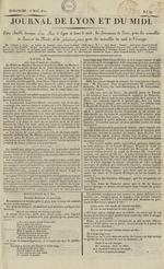 Le Journal de Lyon et du Midi, N°34, pp. 1