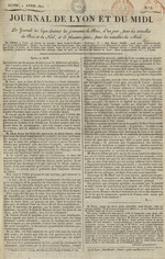 Le Journal de Lyon et du Midi, N°5