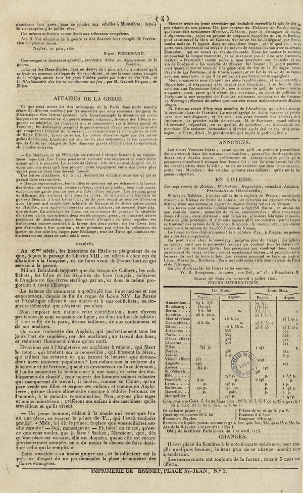 
						Affichage en mode lecture de la page
					