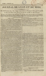 Le Journal de Lyon et du Midi, N°97