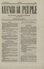Avenir du peuple,  N°10, pp. 1