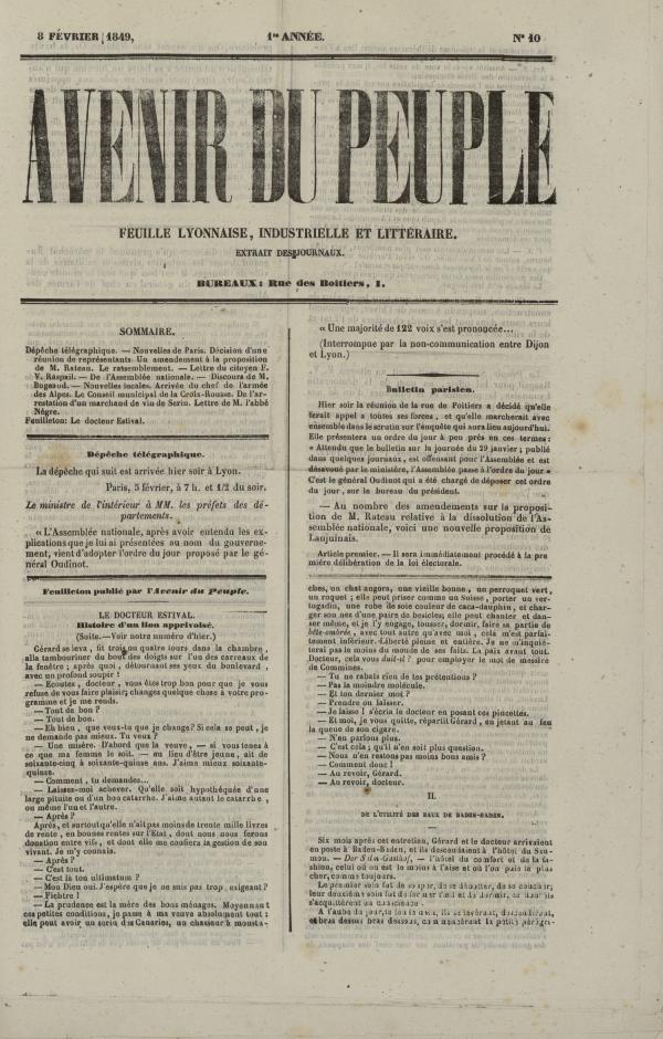 
						Affichage en mode lecture de la page
					