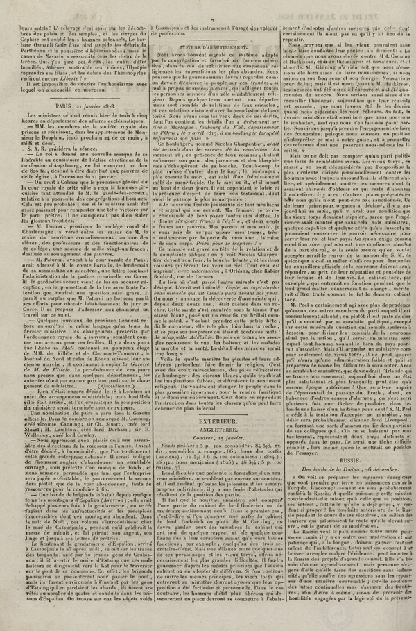 
						Affichage en mode lecture de la page
					