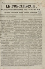 Le Précurseur, N°365, pp. 1