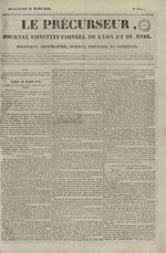 Le Précurseur, N°373, pp. 1