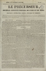 Le Précurseur, N°444, pp. 1