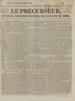 Le Précurseur, N°532, pp. 1