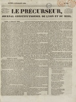 Le Précurseur, N°779, pp. 1