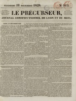 Le Précurseur, N°913, pp. 1