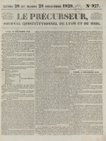 Le Précurseur, N°927