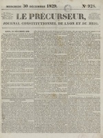 Le Précurseur, N°928